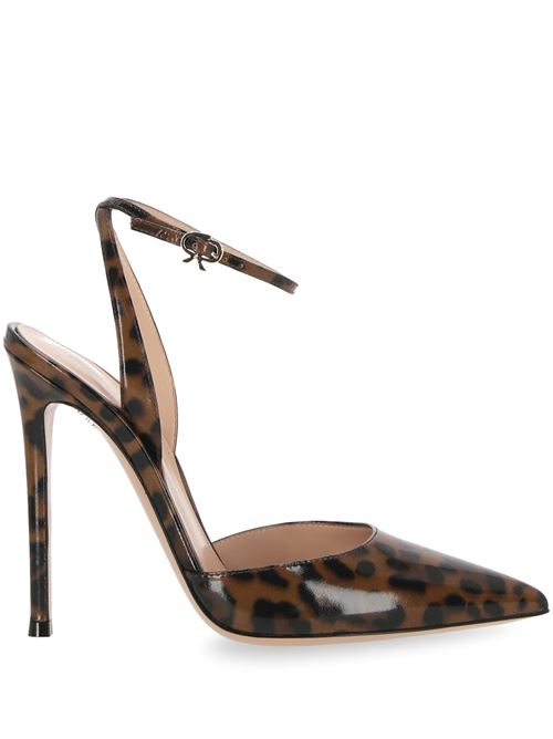 Foliage brown/black pump Gianvito Rossi | G9541611RICNUILEPA